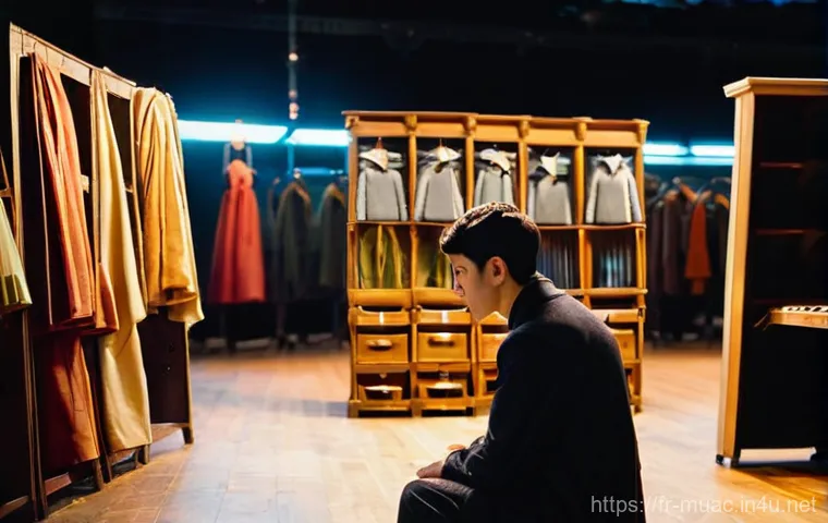 뮤지컬 배우의 투어 공연 준비 과정 - **Prompt 2: Captivating Stage Performance**
    "A musical theater actor, early thirties, center sta...